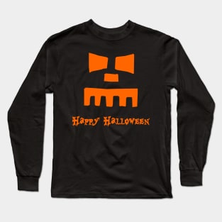 Happy Halloween - Monster Face Long Sleeve T-Shirt